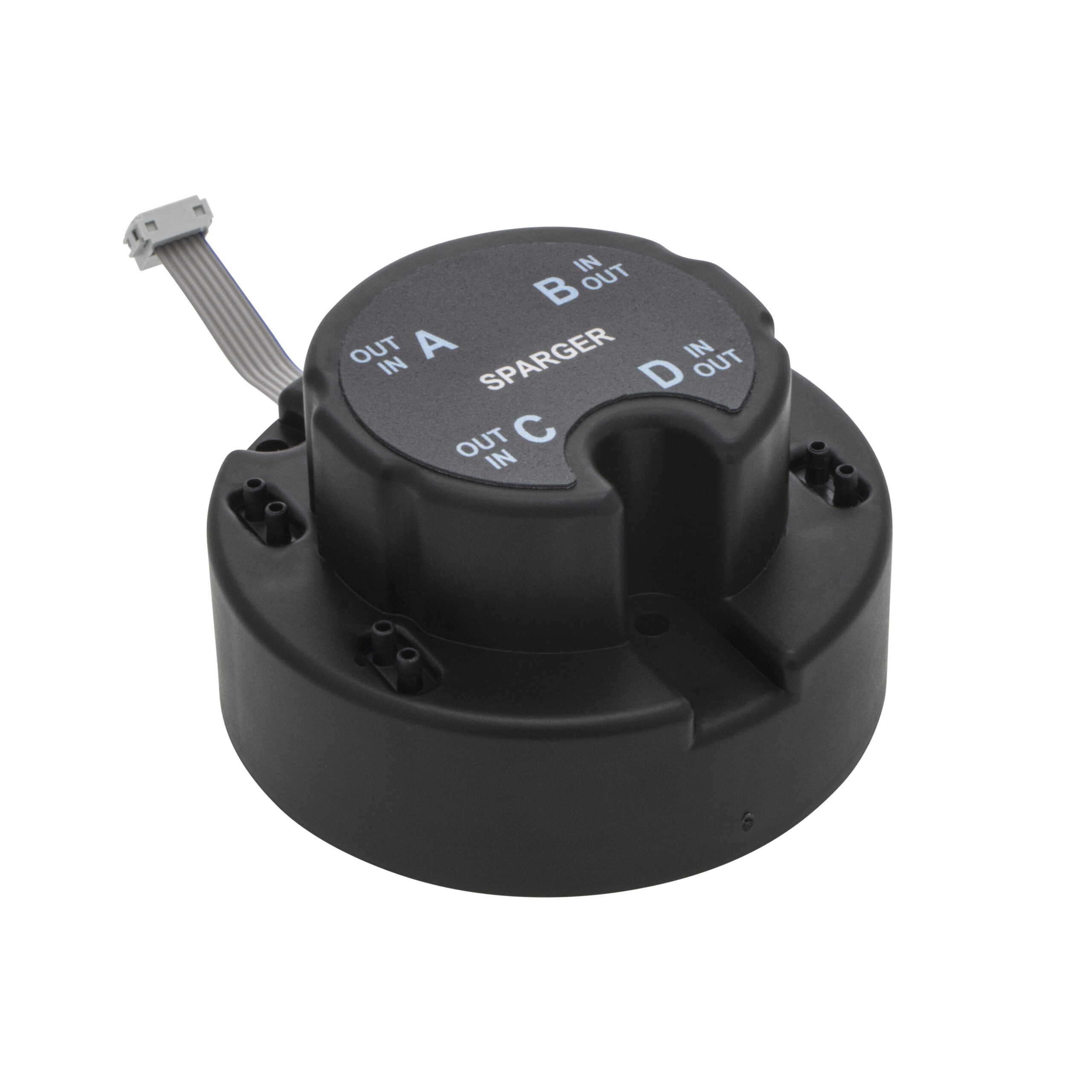 An OGI3 sparging module on its own showing the top label and connector at the rear.
