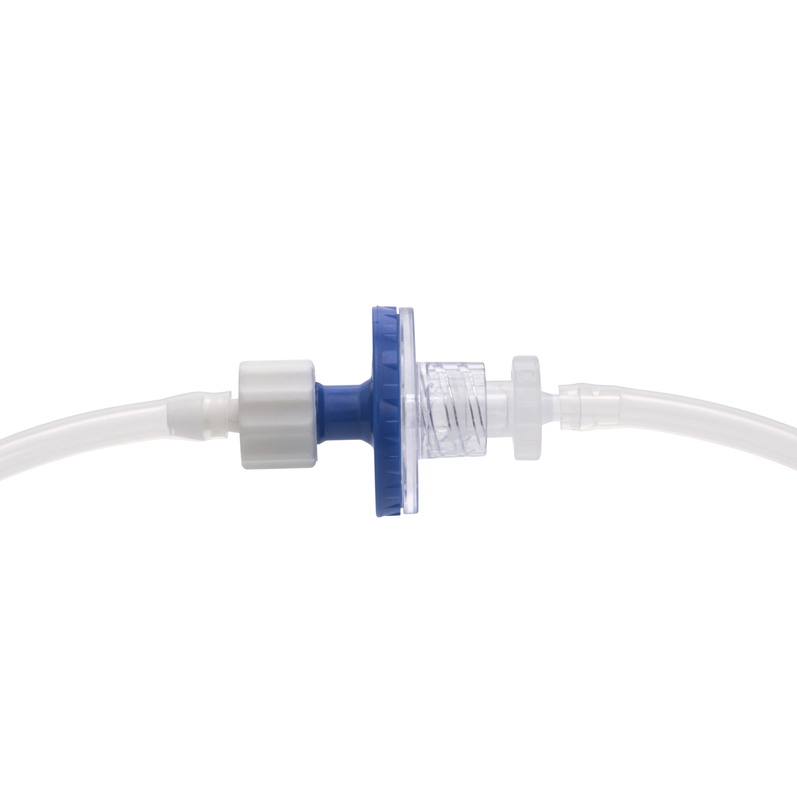 Sparging unit backflow prevention filter assembled in gas line.