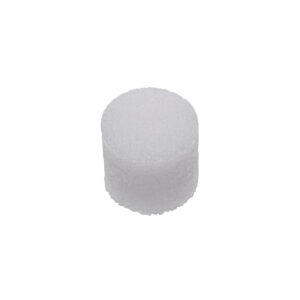 White stopper filter on its own
